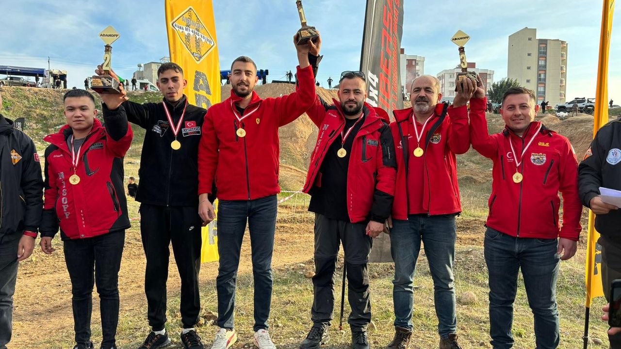 NİSOFF Adana Off-Road Şenliğinden 3 kupa ile döndü