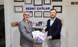 Vali Cahit Çelik’ten Yazar Sedat Çağlar’a anlamlı ziyaret