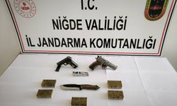 Niğde’de Ruhsatsız Silah Operasyonu: 2 Tabanca ve 259 Fişek Ele Geçirildi