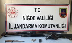 Ruhsatsız Tüfek, Tabanca ve Mühimmat Ele Geçirildi
