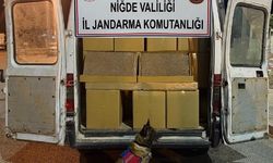 Niğde'de jandarmadan kaçak sigara operasyonu: 1 milyon 200 bin makaron ele geçirildi