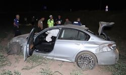 Şarampole takla atıp hurdaya dönen otomobilin sürücüsü ağır yaralandı