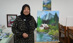 65 yaşında resim yeteneğini keşfetti