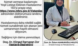 Niğde Eğitim Ve Araştırma Hastanesi’ne Yeni Uzman Hekim