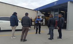 Araç Muayene İstasyonunda Vatandaşlara Güvenlik Bilgilendirmesi