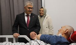 Vali Cahit Çelik’ten Hastanede Tedavi Gören Şehit Ailelerine Ziyaret