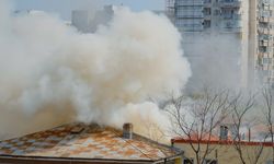 Devrilen soba yangına yol açtı