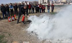 Enstitü ’de Yangın Tatbikatı