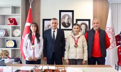 Milli Sporcular İl Müdürü Dorul’u ziyaret etti