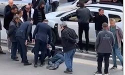 Otobüs yayaya çarptı!