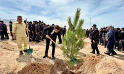 Polis Meslek Yüksekokulu’nda fidan dikimi