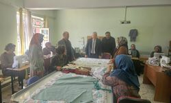 Sazlıcalı kursiyerlerden el emeği ürünler