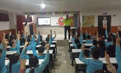 533 Öğrenciye Trafik Güvenliği anlatıldı