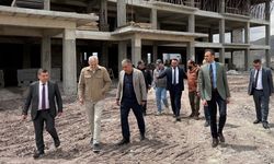 Çamardı Devlet Hastanesi inşaatında inceleme