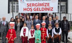 Hacıabdullah’ta El Emeği Göz Nuru eserler sergilendi