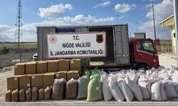 Niğde’de 1,6 Ton kaçak tütün ele geçirildi