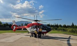 Prematüre Bebek Helikopterle Niğde’ye getirildi