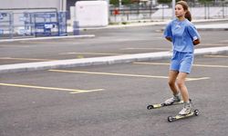 Kayak sporcuları yazın da durmuyor