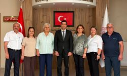 Kaymakam Kalkan’a Hemşerilerinden ziyaret