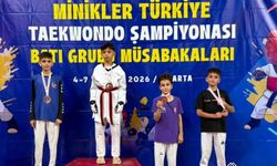 Taekvondoda Türkiye üçüncülüğü