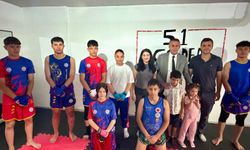 Wushu ve Muay Thai sporcularına ziyaret