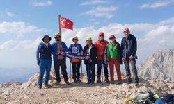 İnegöl Belediyesi dağcıları Aladağlara tırmandı