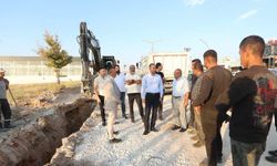 Başkan Özdemir sahadaydı