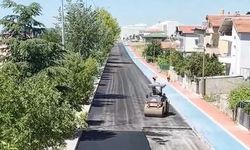 Bor’da bir cadde daha asfalta kavuştu