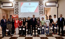 Dereceye giren öğrencilere ödül