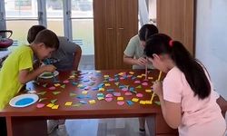 Geometrik Şekiller tabakta öğrenildi