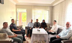 Kaymakam Kalkan’dan gazilere ziyaret