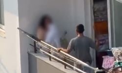 Adana’da bir kadın balkonda sopa ile darp edildi