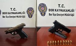 Bor’da silah ve motosiklet operasyonu