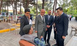 Genel Müdür Sezen Bor'da yaşlılarla bir araya geldi