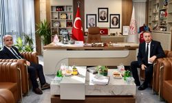 Müdür Dorul Rektör Uslu’yu ağırladı