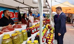 Vali Akmeşe Festival stantlarını dolaştı