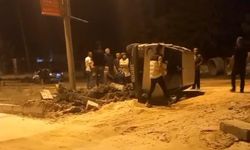 Gümüşler kavşağında kaza!