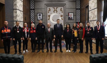 Niğde 112’den Vali Akmeşe’ye ziyaret