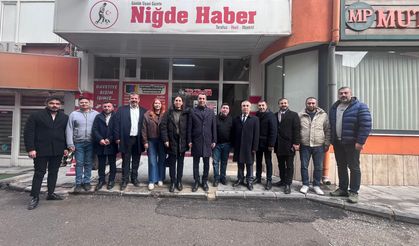 CHP Heyetinden Niğde Haber’e ziyaret