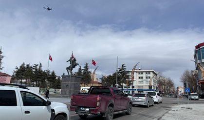 Drone destekli trafik denetimi