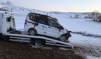 Trafik Kazası :Araç takla attı, 4 yaralı!