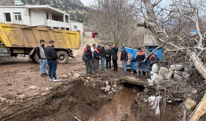 Kaymakam Bektaş Yelatan Köyü’nde hasarı inceledi