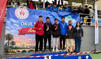 Azatlı Küllüce Ortaokulu’ndan Atletizm gururu