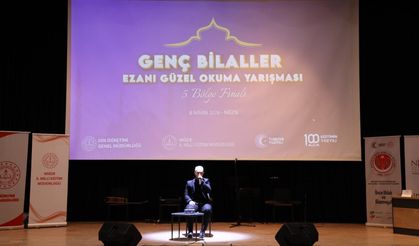 Genç Bilaller Ezanı Güzel Okuma Yarışması yapıldı
