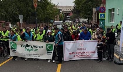 Niğde’de Sağlıklı Yaşam için pedallar çevrildi