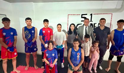 Wushu ve Muay Thai sporcularına ziyaret