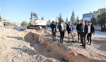 Özbelde’de Altyapı incelemesi