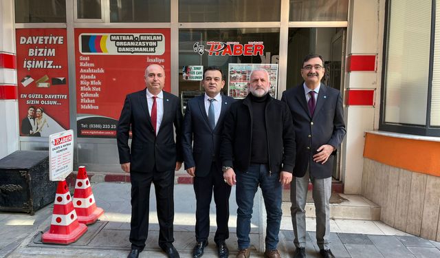 İYİ Parti Aday Adayı Erem ve İl Başkanı Tereci’den gazetemize ziyaret