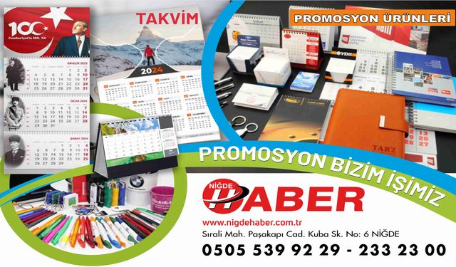 PROMOSYON ÜRÜNLER VE TAKVİMLERİNİZ İÇİN DOĞRU ADRES