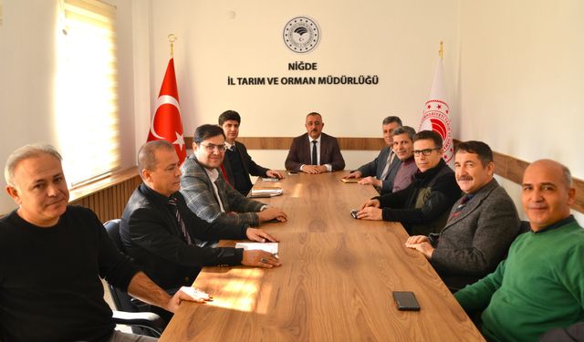 İl Tarım Müdürlüğü’nde istişare toplantısı